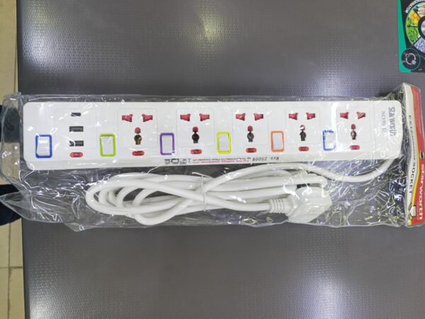 Extension Socket with 3 USB Ports – Multi Plug Power Extension Board